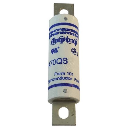 Semiconductor Fuse, 40A, Fast-Acting, 700V AC, Bolt-On MPN:A70QS40-4