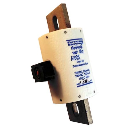 Semiconductor Fuse, 500A, Fast-Acting, 700V AC, Bolt-On MPN:A70QS500-4IL
