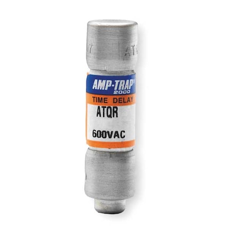 CC Class, Time-Delay, 0.5A, 600V AC, Non-Indicating MPN:ATQR1/2