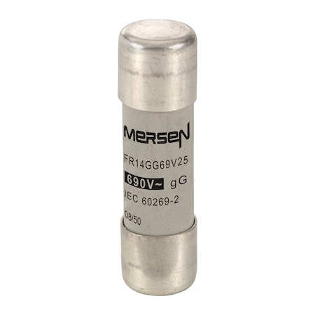 Midget Fuse, C21 Series, 25A, 690V AC, 120kA MPN:C213603