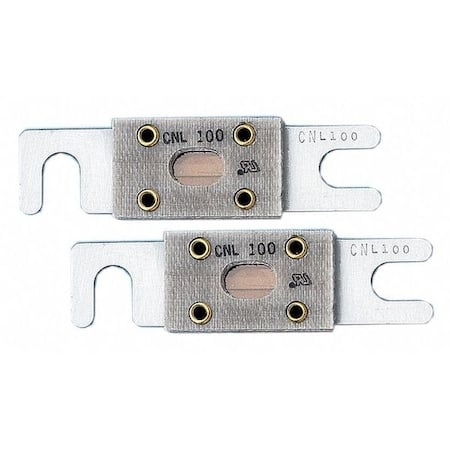 Forklift Limiter Fuse, CNL Series, 275A, Time-Delay, 80V AC, Bolt-On MPN:CNL275