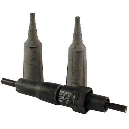 Fuse Holder, 0 to 30A Amp Range, 600V AC/DC Volt Rating, 1 Poles, Crimp MPN:FEBN-11-11-BA
