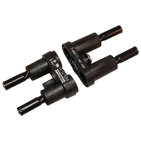 Fuse Holder, 0 to 30A Amp Range, 600V AC/DC Volt Rating, 2 Poles, Crimp MPN:FEX-11-11-BA