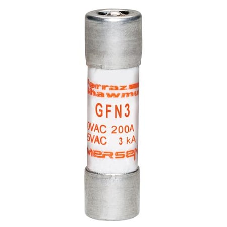 Midget Fuse, GFN Series, Time-Delay, 3A, 250V AC, Indicating MPN:GFN3