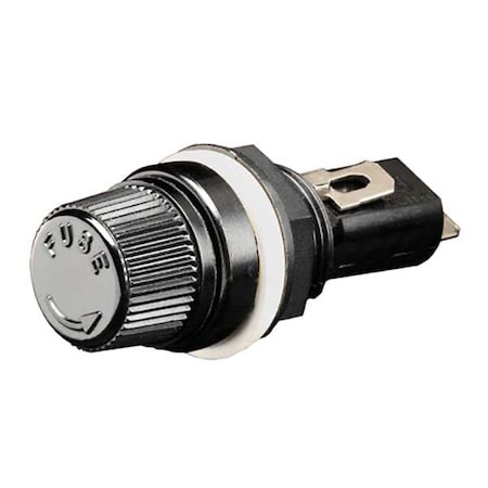 Fuse Holder, 0 to 15A Amp Range, 250V AC/DC Volt Rating, 1 Poles, Quick Connect MPN:GPM-G