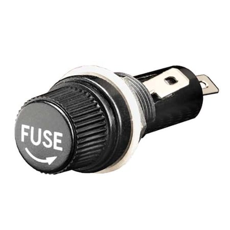 Fuse Holder, 0 to 10A Amp Range, 250V AC/DC Volt Rating, 1 Poles, Quick Connect MPN:GPM-G1