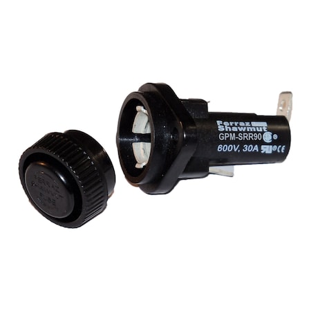 Fuse Holders, 1 Poles, 600V AC/DC Volt Rating MPN:GPM-SRR