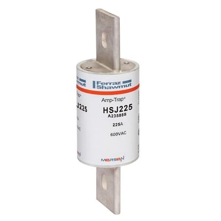 UL Class Fuse, J Class, HSJ Series, Very Fast-Acting, 225A, 600V AC, Non-Indicating MPN:HSJ225