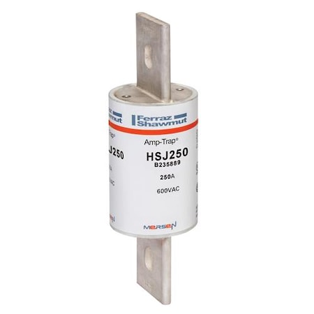 UL Class Fuse, J Class, HSJ Series, Very Fast-Acting, 250A, 600V AC, Non-Indicating MPN:HSJ250