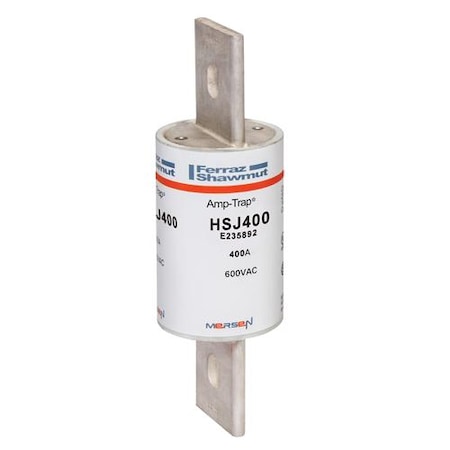 UL Class Fuse, J Class, HSJ Series, Very Fast-Acting, 400A, 600V AC, Non-Indicating MPN:HSJ400