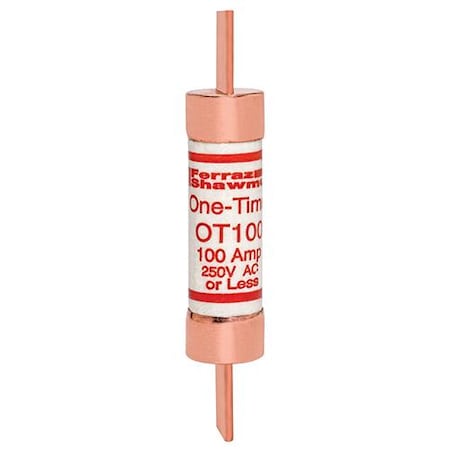 UL Class Fuse, K5 Class, OT Series, Fast-Acting, 100A, 250V AC MPN:OT100