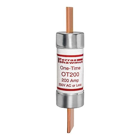 UL Class Fuse, K5 Class, OT Series, Fast-Acting, 200A, 250V AC MPN:OT200