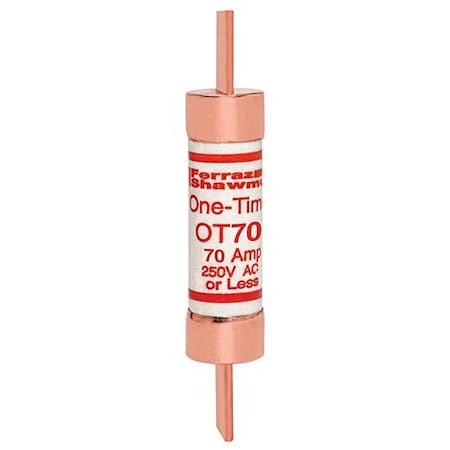 UL Class Fuse, K5 Class, OT Series, Fast-Acting, 70A, 250V AC MPN:OT70