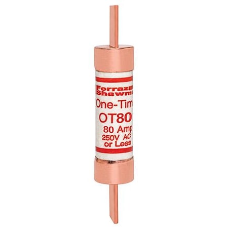 UL Class Fuse, K5 Class, OT Series, Fast-Acting, 80A, 250V AC MPN:OT80