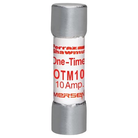 Midget Fuse, OTM Series, Fast-Acting, 10A, 250V AC, 10kA MPN:OTM10