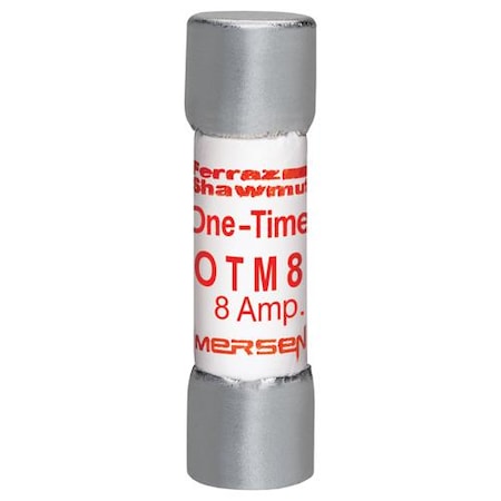 Midget Fuse, OTM Series, Fast-Acting, 8A, 250V AC, 10kA MPN:OTM8