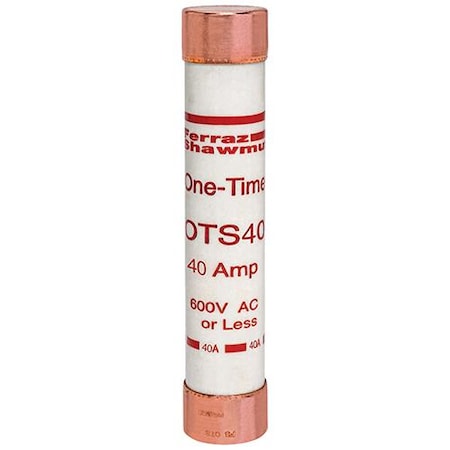 UL Class Fuse, K5 Class, OTS Series, Fast-Acting, 40A, 600V AC MPN:OTS40