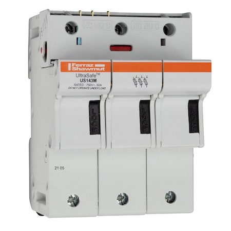 Fuse Holder, 3 Poles, 800V AC/1000V DC Volt Rating MPN:Q331145