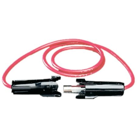 Fuse Holder, 4 to 20A Amp Range, 32V AC/DC Volt Rating, 1 Poles, Wire Leads MPN:SFRT20
