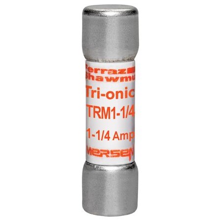 Midget Fuse, TRM Series, Time-Delay, 1.25A, 250V AC, 10kA MPN:TRM1-1/4
