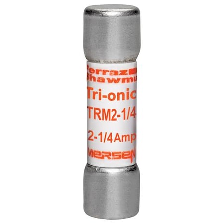 Midget Fuse, TRM Series, Time-Delay, 2.25A, 250V AC, 10kA MPN:TRM2-1/4