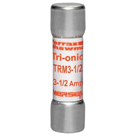 Midget Fuse, TRM Series, Time-Delay, 3.50A, 250V AC, 10kA MPN:TRM3-1/2