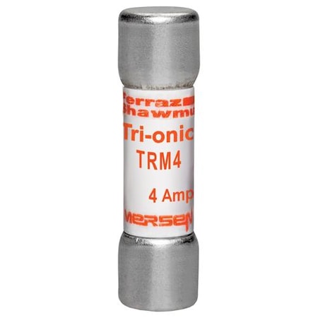Midget Fuse, TRM Series, Time-Delay, 4A, 250V AC, 10kA MPN:TRM4