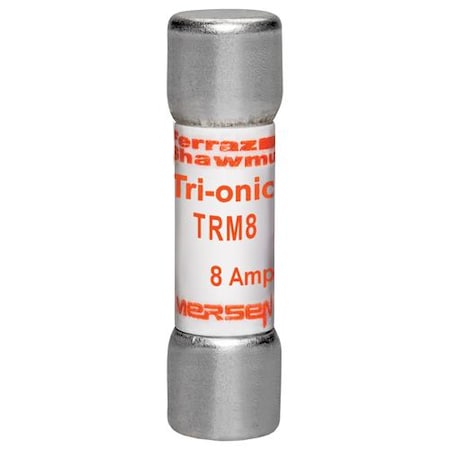 Midget Fuse, TRM Series, Time-Delay, 8A, 250V AC, 10kA MPN:TRM8