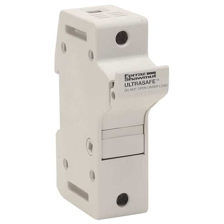 Finger Safe Fuse Block, J UL Class, 600V AC/DC Volt Rating, 1 Poles, Pressure Plate MPN:US3J1
