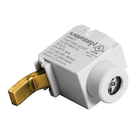 Feeder Terminal, 1000V AC/DC Volt Rating, Comb Bus Bar MPN:USBBC1