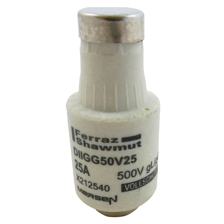 Midget Fuse, 25A, 500V AC, 50kA MPN:X212540