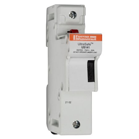 Fuse Holder, 800V AC/1000V DC Volt Rating, 1 Poles, Clip MPN:Z331153