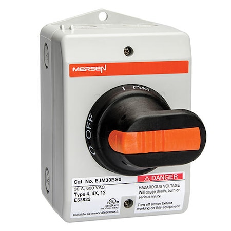 Disconnect Switch, 100.125 mm W MPN:EJM30BS0
