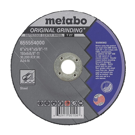 Grinding Wheel, T27, A24N, 6