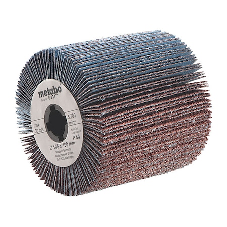 Interleaved Flap Wheel, 4-1/8 In, 80Grit MPN:623479000