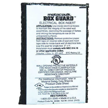 Fire Barrier Pad, 1-13/16