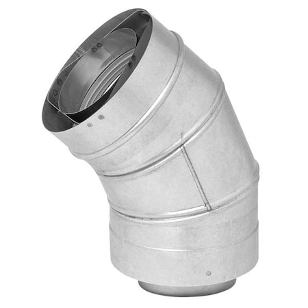 Vent Pipe Elbow, 45 Degree, 6In L, 3In Dia. MPN:RTG20151GB