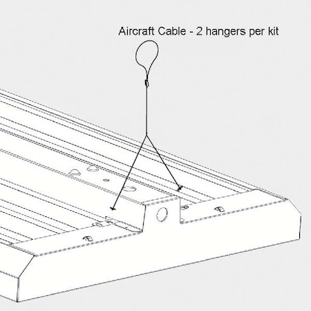 AircraftCableHangingKit, Gray, 120inL MPN:MHYTGB10 WWGR