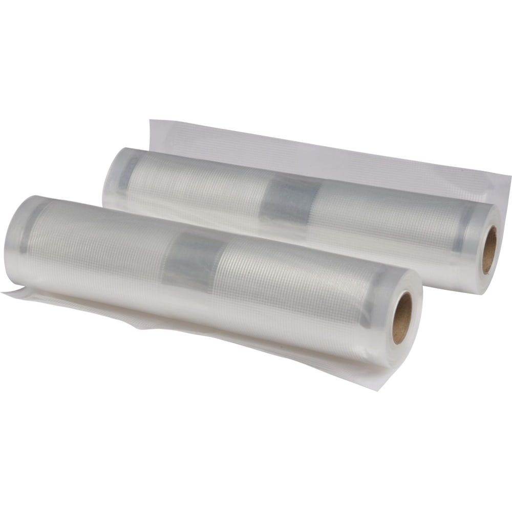 Nesco 2 Vacuum Sealer Rolls (7.9in x 19.70ft) - 7.90in Width x 19.70 ft Length - Nylon, Polyethylene - 2Roll - Food (Min Order Qty 4) MPN:VS-03R