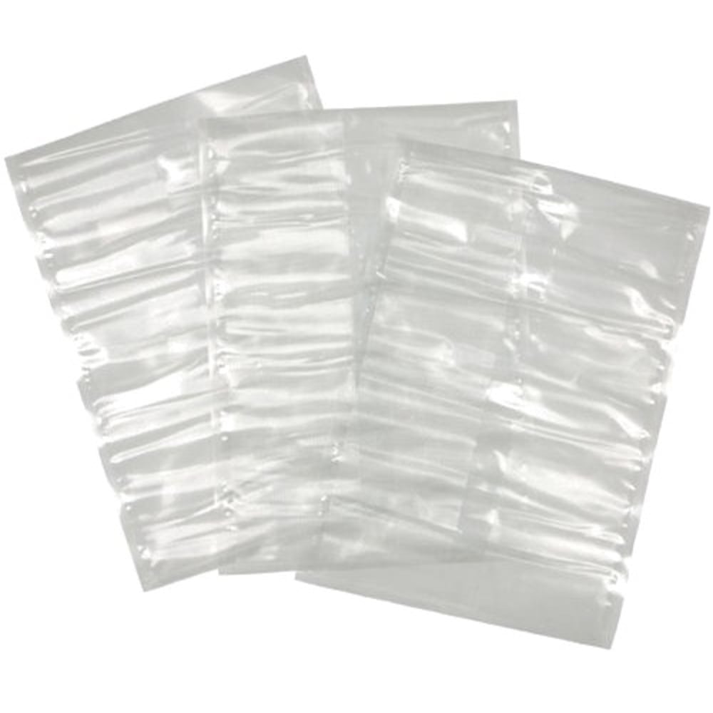 Nesco Pre-Cut Gallon-Sized Vacuum Sealer Bags, 11in x 16in, Clear, Pack Of 50 Bags MPN:VS-06B