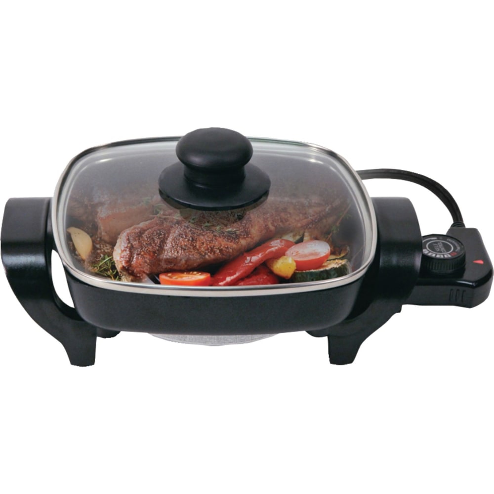 Nesco Aluminum Electric Skillet, 8in x 8in, Black MPN:ES-08