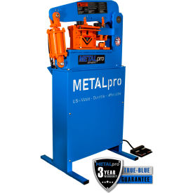 METALpro 40 Ton Ironworker With Foot Switch 1 Phase 110 Volt MP4000FS