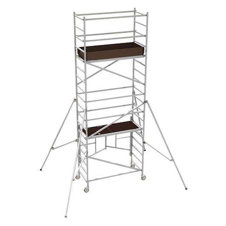 Scaffold, W/Guardrail, Easy-Set, Alum, 18ft MPN:AL-Q0106