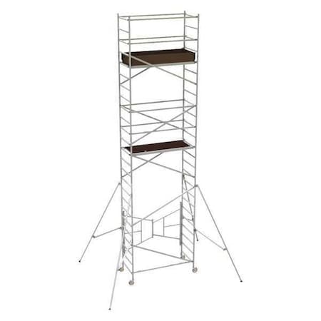 Scaffold, W/Guardrail, Easy-Set, Alum, 24 ft MPN:AL-Q0107