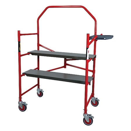 Portable Scaffold, Steel, 750 lb Load Capacity, 4 ft Platform Height MPN:I-BM4S