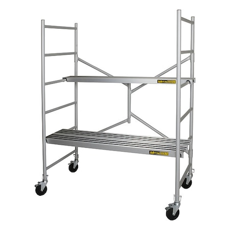 Scaffold, Aluminum, 700 lb Load Capacity, 11-3/4 in to 6 ft Platform Height MPN:I-CAIRC