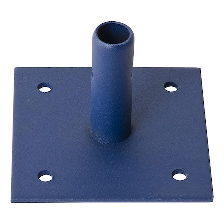 Base Plate, 6 in.L, Steel, 4-1/2 in.H MPN:M-MBBF