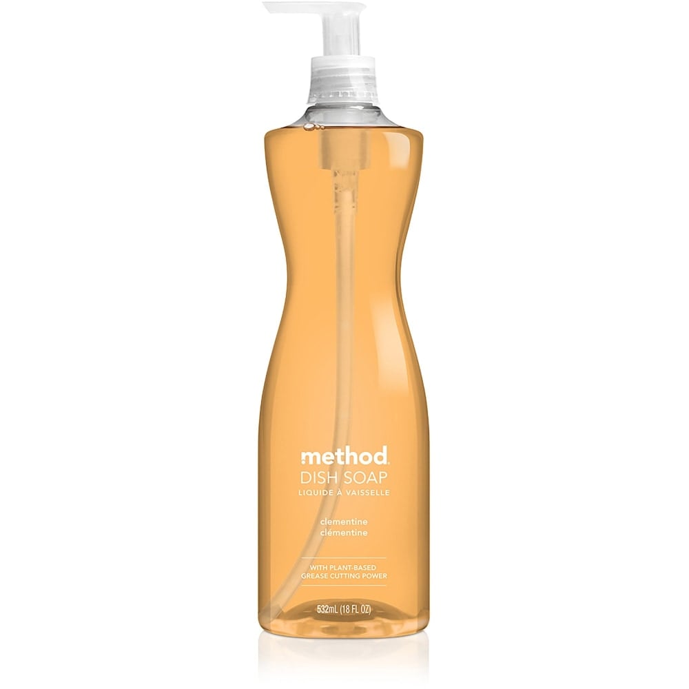Method Dish Soap, Clementine Scent, 18 Oz Bottle, Carton Of 6 (Min Order Qty 2) MPN:MTH00735CT