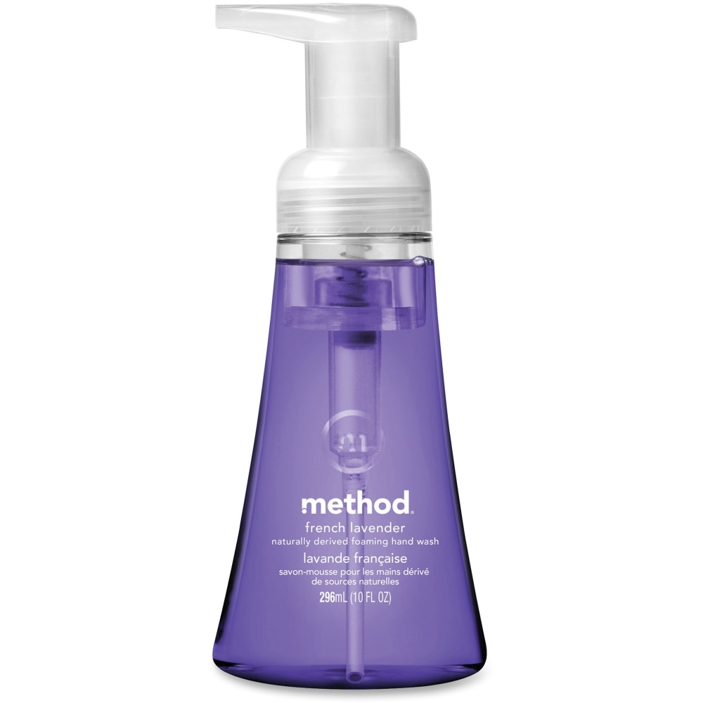 Method Foaming Hand Soap - French Lavender Scent - 10 fl oz - Pump Bottle Dispenser - Dirt Remover - Hand - 00363CT MPN:00363CT