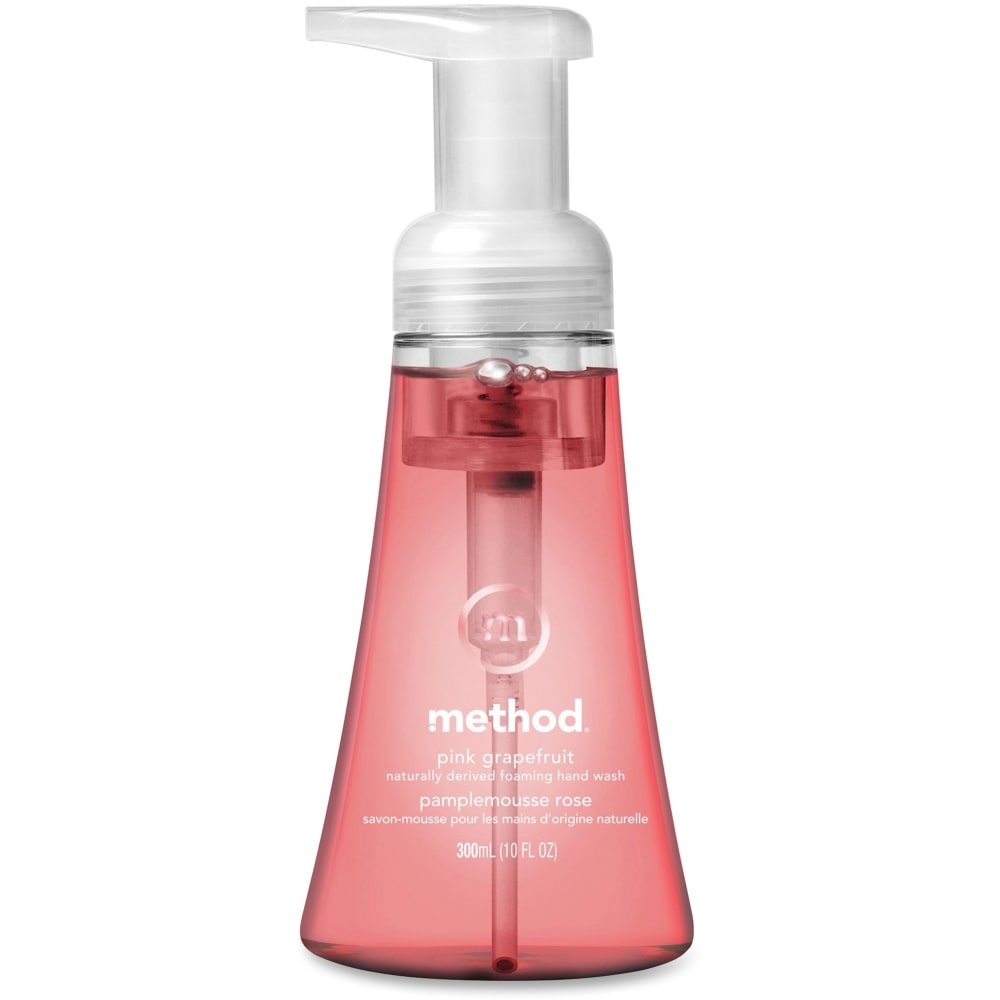 Method Pink Grapefruit Foaming Hand Wash - Pink Grapefruit Scent - 10 fl oz (295.7 mL) - Pump Bottle Dispenser - 01361CT MPN:01361CT